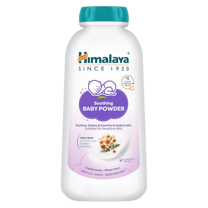 Himalaya Soothing Baby Powder bottle on a white background