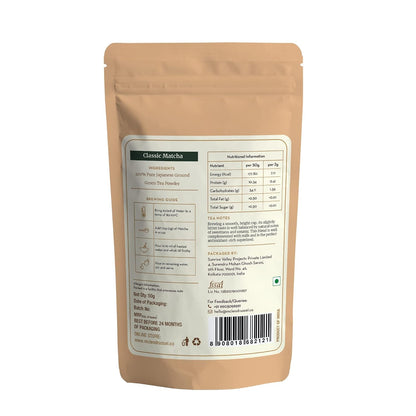 McLeod Russel 1869 - Classic Matcha | 50g | 100% Pure Japanese Matcha | Green Tea | Rich in Antioxidants | Everyday Wellness | 25 cups