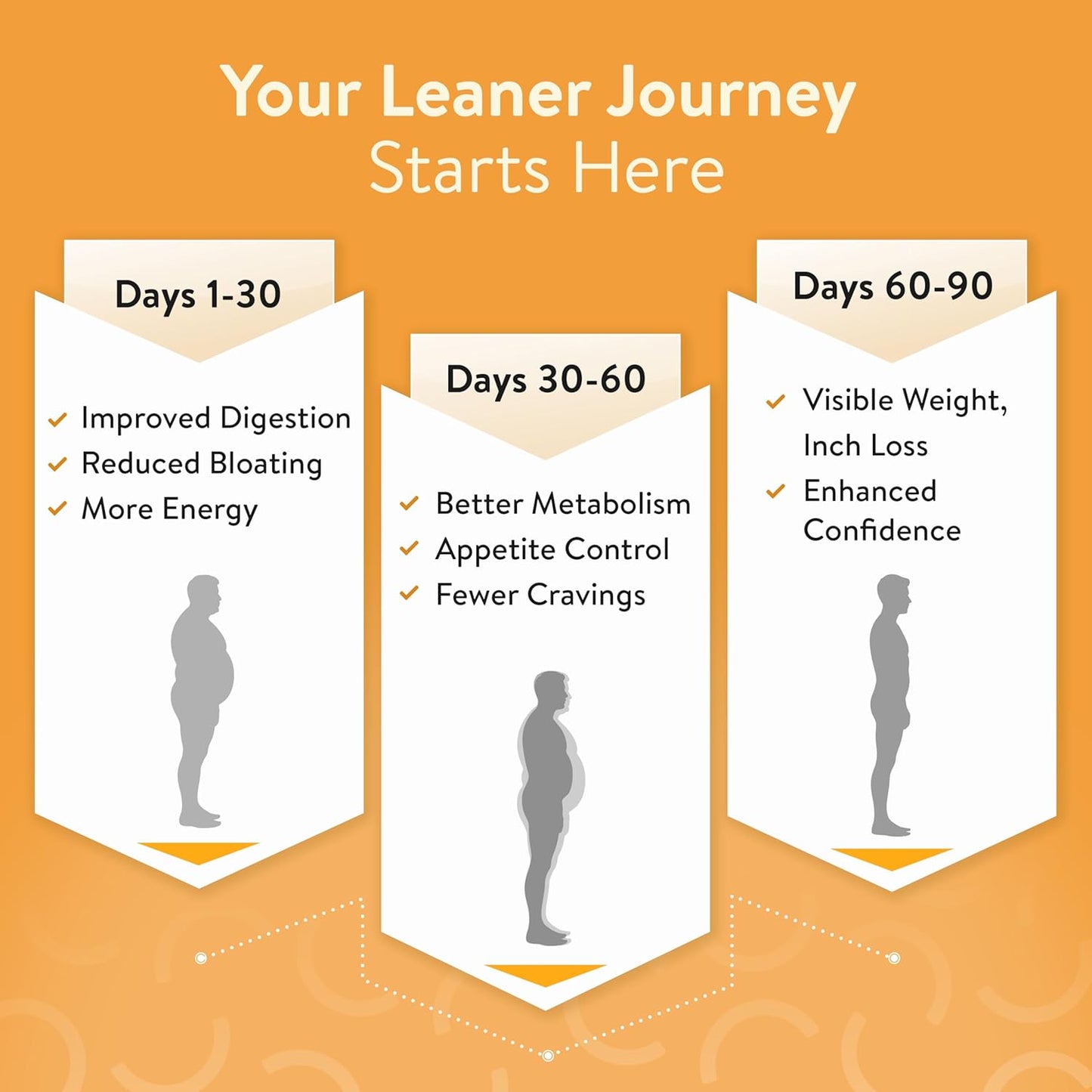 Happy Cultures Leaner you, enhances metabolism & reduces cravings, Probiotics + L carnitine + Garcinia Cambogia, helps weight management & digestion, Men & women, 15- day pack