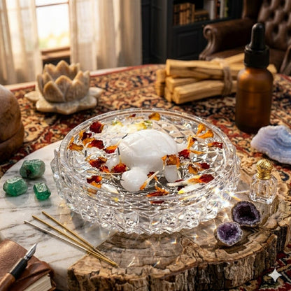 SAUDEEP INDIA Vastu Feng Shui White Marble Tortoise with Lead-Free Crystal Plate for Good Luck, Career Growth & Wealth – Decorative Turtle Figurine for Home, Office & Gifting (12cm Crystal Plate)