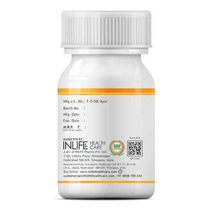 INLIFE Pumpkin Seed Extract Supplement, 500 mg - 60 Vegetarian Capsules (Pack of 1)