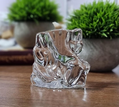 Crystal Ganesha Idol for Home Decor | Ganesh Murti for Home Temple, Car Dashboard & Office Desk | Ganpati Figurine Spiritual Showpiece Sculpture for Gifting | 8x8x5 Cm (Rakhi Combo)
