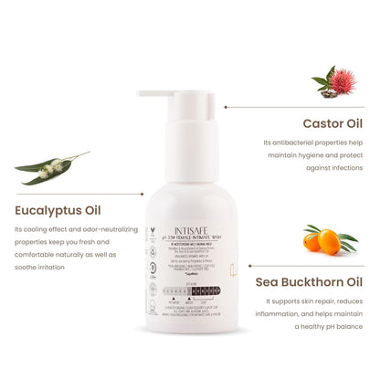 Personal Touch Skincare Intisafe pH 3.5 Intimate Wash | Re-Moisturising Mild Vaginal Wash 100ml