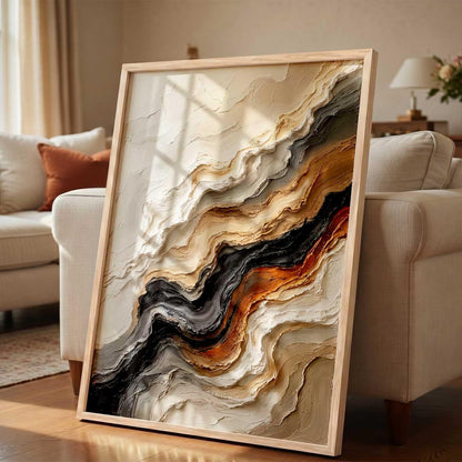 Aesthetic Art Home Decoration Painting | Paintings With Frame For Living Room Bed Room Hotel Wall Decor Digital Reprint (19x25 inch)