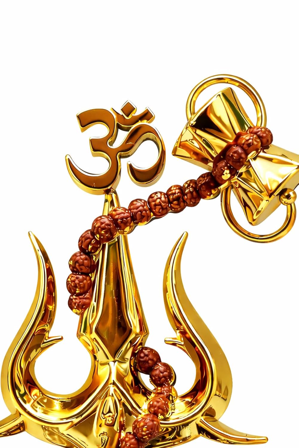 Trishul Matte Finish Decorative Idol – Unique Desk Car & Home Décor Statue Ideal Gift for Office Puja Room & Special Occasions