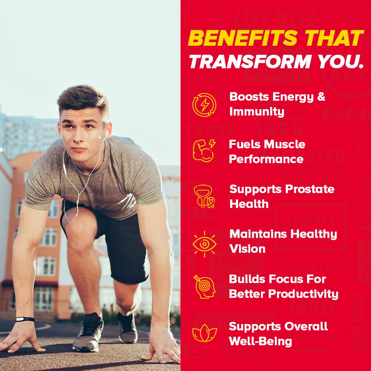 Zephivo GNC Mega Men One Daily Multivitamin | 60 Tablets | 32 Premium Ingredients | Promotes Men's Well-Being | Supports Muscle Function | Boosts Immunity | Improves Memory & Focus | Formulated In USA
