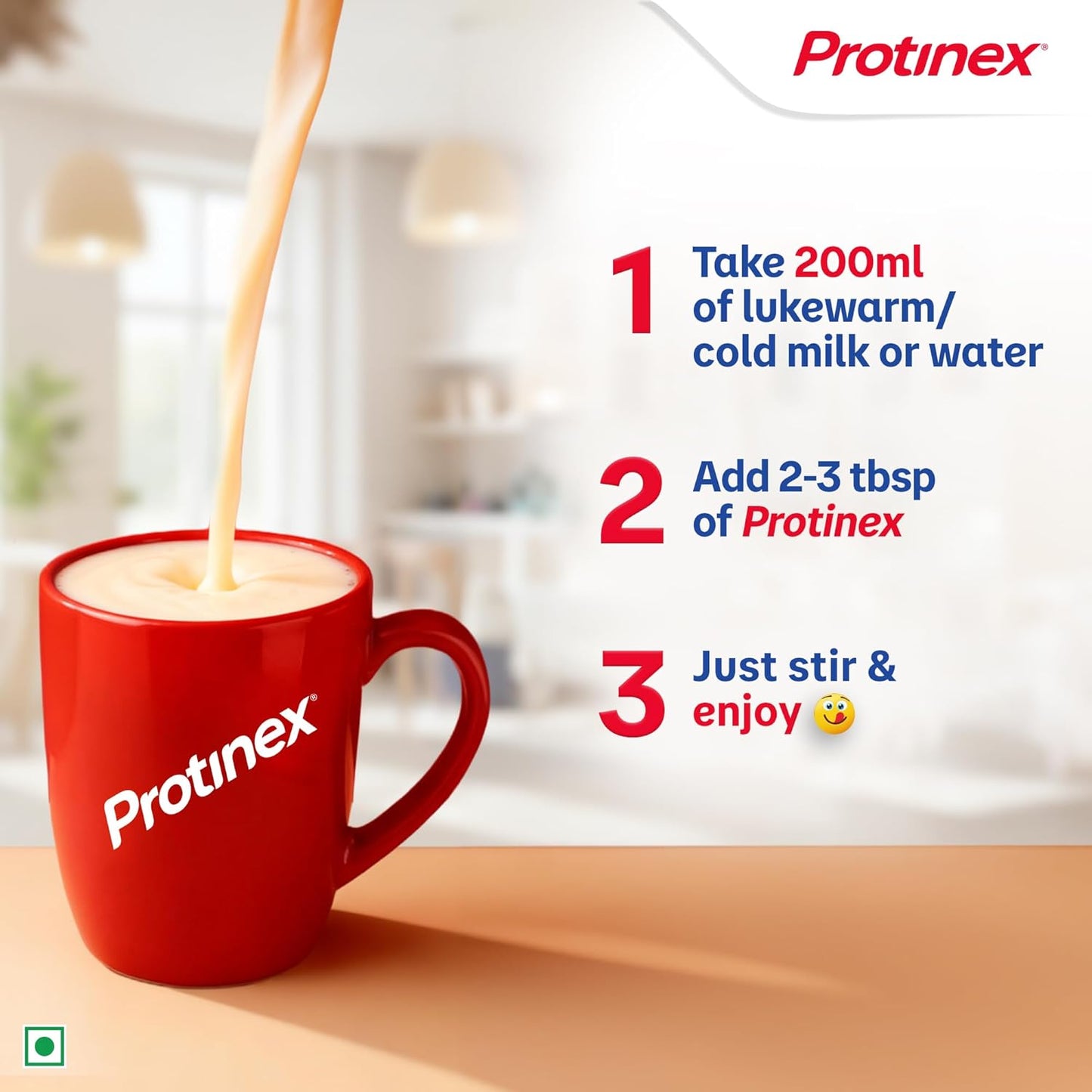 Protinex Creamy Vanilla, 1 Kg | Get 40% daily protein requirement for strong muscles when prepared with 200ml milk | High Protein | Zero Added Sugar | Nutritional Drink for Men and Women