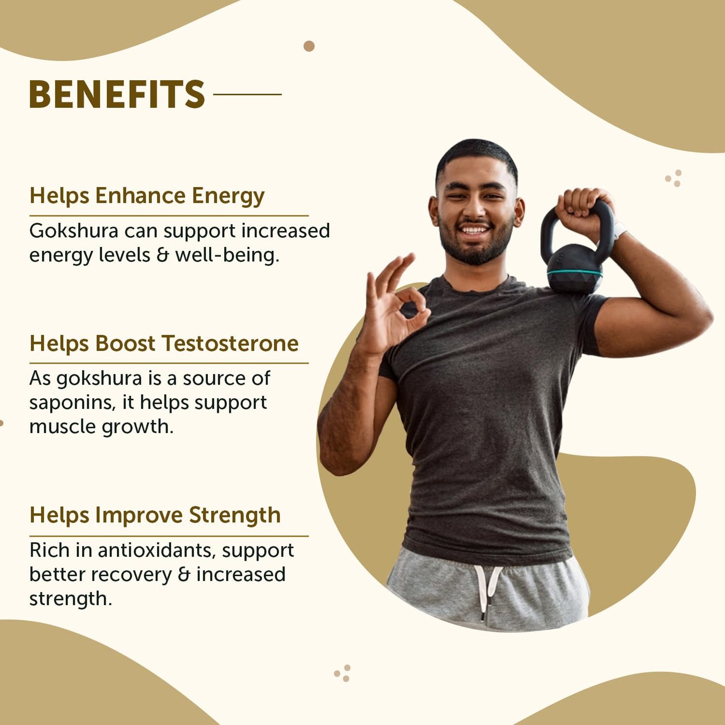 Neuherbs Gokshura Powder - 100g | Tribulus Terrestris/Gokhru Churna For Men | Boost Energy, Strength & Testosterone | 100% Pure & Natural | Non GMO With No Added Preservatives