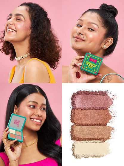 LoveChild Masaba Face Highlighter Palette (Sitara), 11.2gm