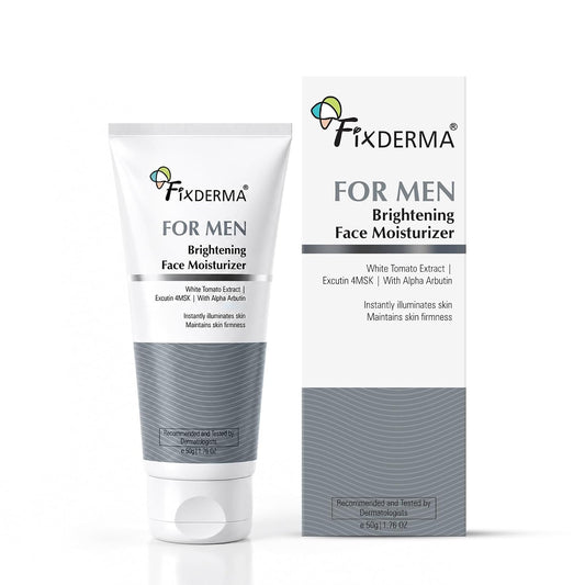 Fixderma Brightening Face Moisturizer for Men |Reduce Evens Skin Tone- 50g | Reduces & Evens Skin Tone