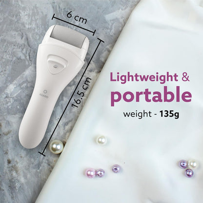 AGARO CR3001 Callus Remover with 3 Interchangeable Head Rollers, Rechargeable for Foot Care, Callus & Dead Skin Removal