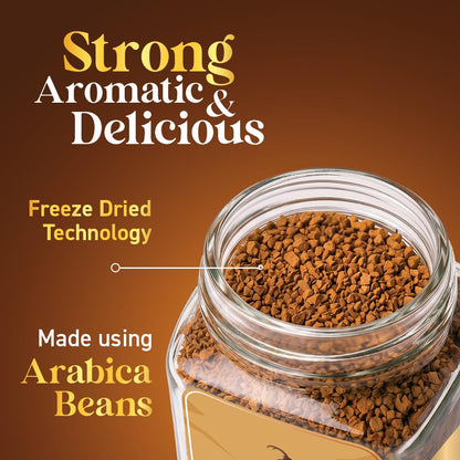 Rage Coffee Butterscotch Delight Flavour - Premium Arabica Instant Coffee (Make Delicious Hot/Cold Coffee) | (Butterscotch Delight, 50g)