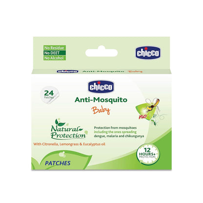 Chicco Anti-Mosquito Baby Patches with the natural protection of 12+ Hours, 1 Pack (24 Patches Inside)