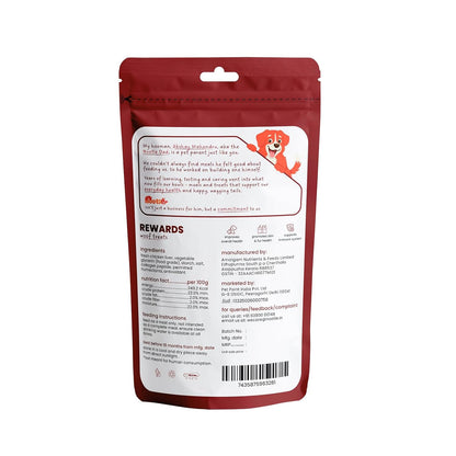 Nootie Rewards Soft Liver Cubes for Dogs 50g | High Protein Dog Treats