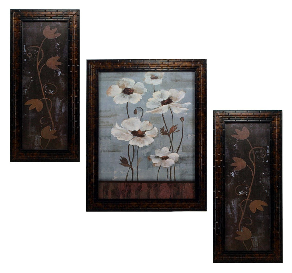 3 PC Set of Floral Paintings