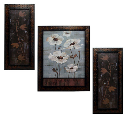 3 PC Set of Floral Paintings