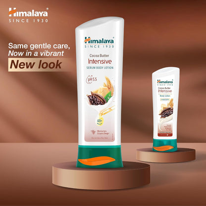 Himalaya Cocoa Butter Intensive Serum Body Lotion| 200ml| Wheat Germ Oil |For Dry Skin| 48 H Moisturization| Repairs Dry Skin From Day 1| pH 5.5| Moisturizes 5 Layers Deep