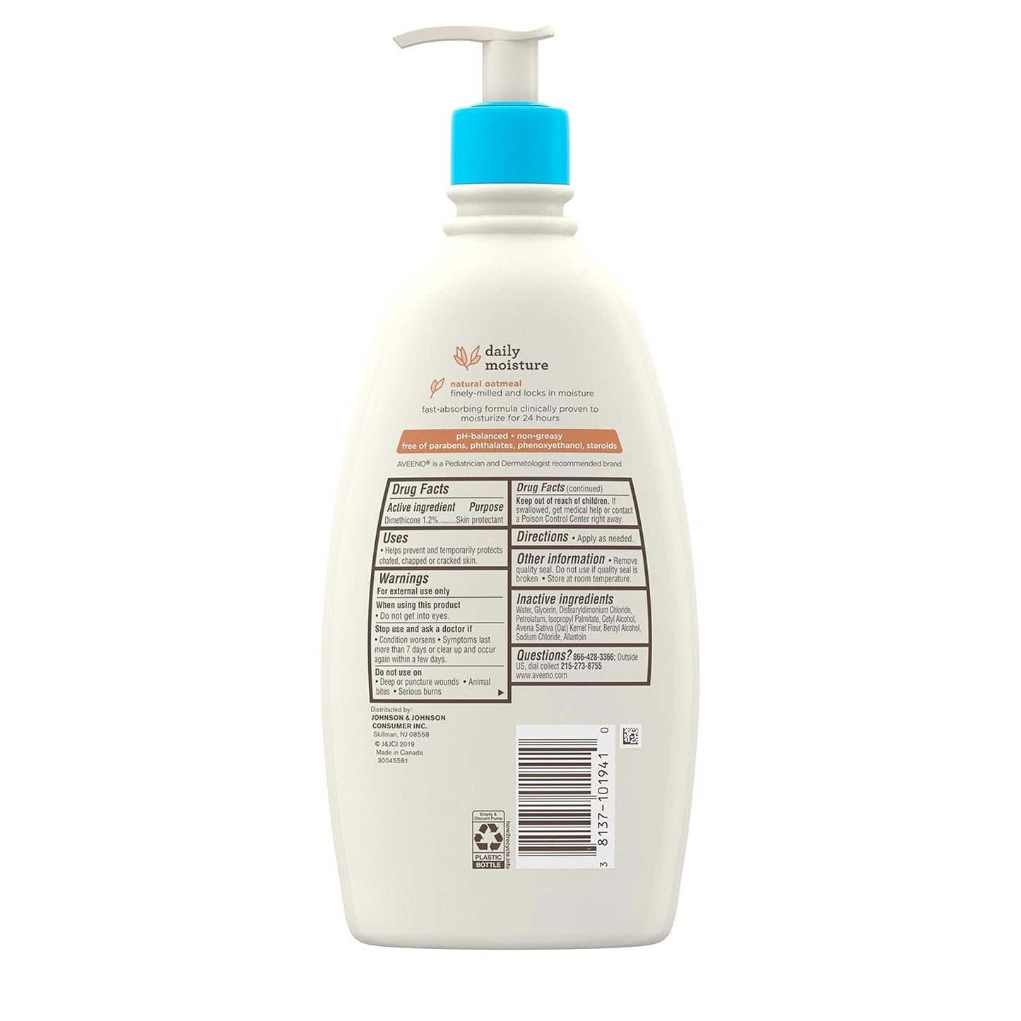 Aveeno Baby Moisture Lotion, 532ml