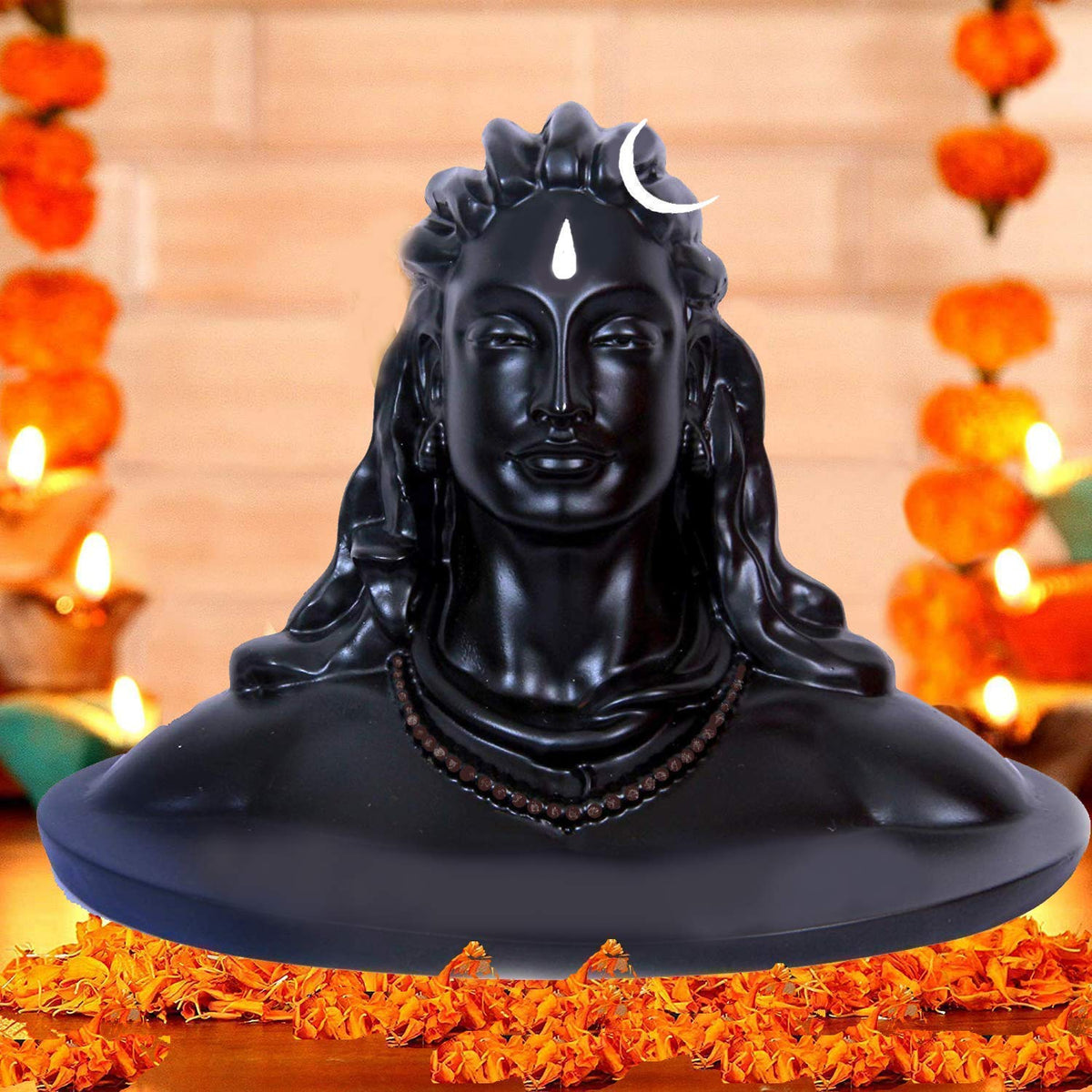 Adiyogi Shiva Statue for Car Dash Board, Pooja & Gift, Mahadev Murti, Idol, Lord Adiyogi Shankara for Home & Office Decor | for Gifting (Adiyogi Big Statue)