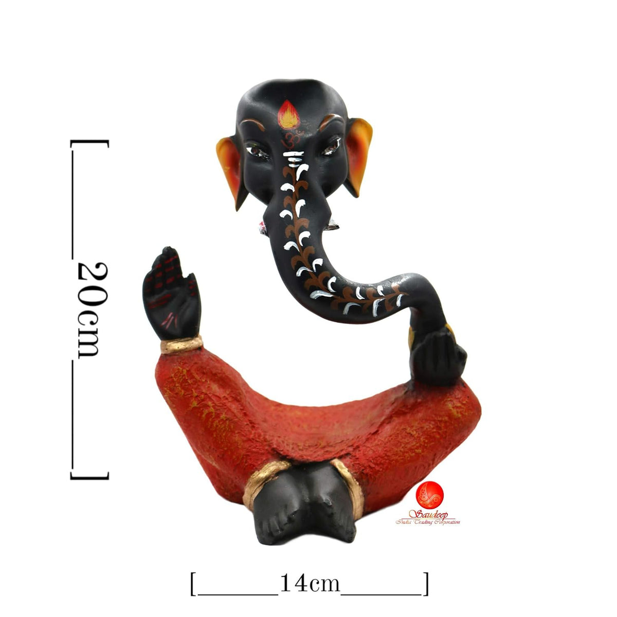 Polystone Floating Ganesha Idol/Show Piece for Home and Office Decor