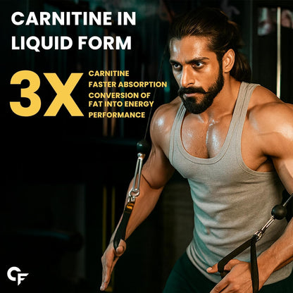 Carbamide Forte L Carnitine Liquid 3300mg | L-Carnitine Liquid With Vitamins | L'Carnitine Supplement For Pre & Post Workout To Suppoer Energy, Recovery & Metobolism | Mango Flavor - 450ml