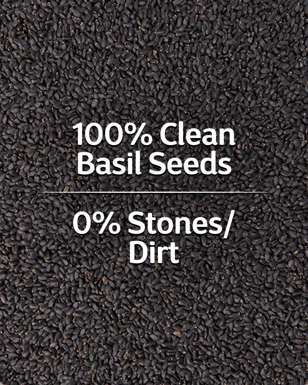 True Elements Basil Seeds 250g - Sabja Seeds | High Fibre and Omega 3