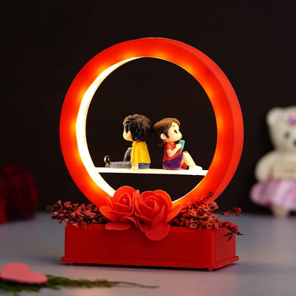 eCraftIndia Red Man Proposing Light Showpiece