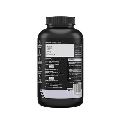 BeastLife Triple Liposomal Magnesium | 3-in-1 Formula with Magnesium Glycinate, Magnesium Oxide & Liposomal Magnesium Oxide | Maximum Absorption | Supports Sleep, Stress & Mood | Muscle, Bone & Nerve Health | 60 Capsules