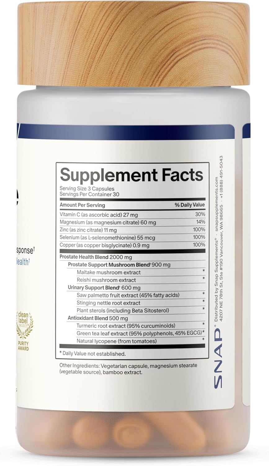 Supplement container with wooden lid and label displaying 'Supplement Facts' on a white background.