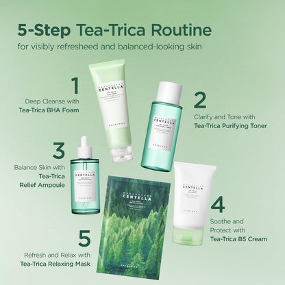 SKIN1004 Madagascar Centella Tea-Trica B5 Cream | Made with pure Centella | 2.53 fl.oz | 75ml