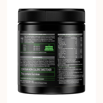 MuscleBlaze BCAA Pro Powder, Powerful Intra Workout (240g, 30 Servings) | With 5g BCAAs & 500mg Electrolytes