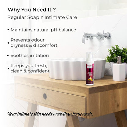 Bloomastra Foaming Intimate Hygiene Wash For Women (80ml) | Maintains Healthy PH Balance, and Prevents Infections