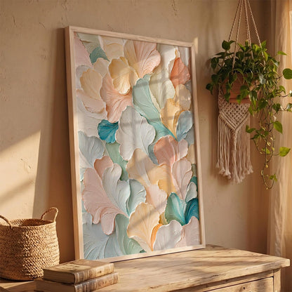 Floral Painting with Frame for Wall Decor | Modern Art Painting With Frame Home Decoration For Living Room Bed Room Hotel Wall Decor Digital Reprint (14X20 inch)