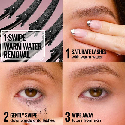 Maybelline Lash Sensational Sky Tubes Tubing Mascara, Very Black | Extension-Like Length, Conditioning with Shea Butter + Castor Oil, 7ml