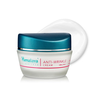 Imlalaya anti-wrinkle cream jar with a white background