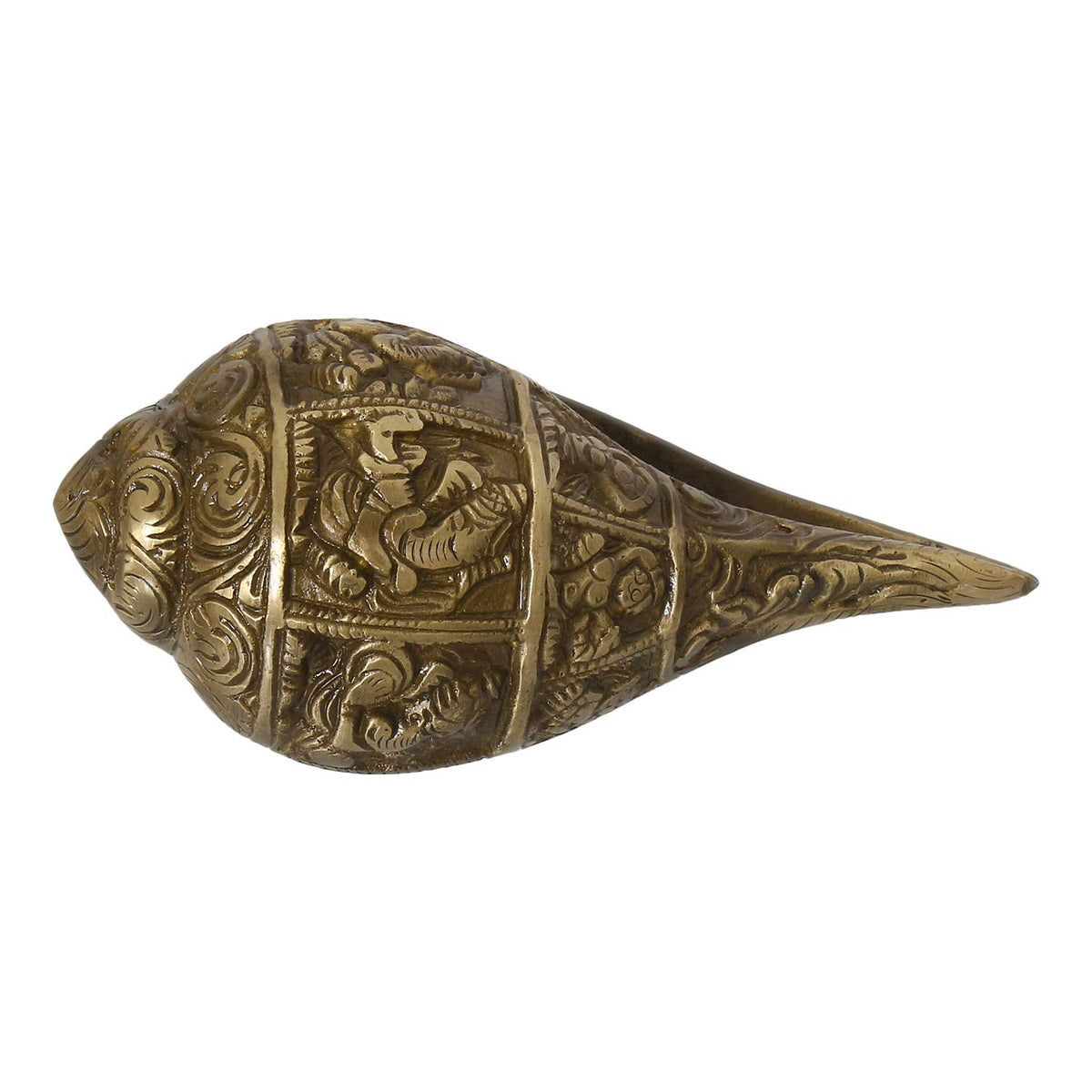 Brass Auspicious Lord Ganesha Shankh (BGO905)