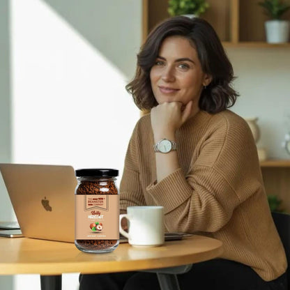 The Beanster Company Hazelnut Flavoured Instant Coffee, 50g