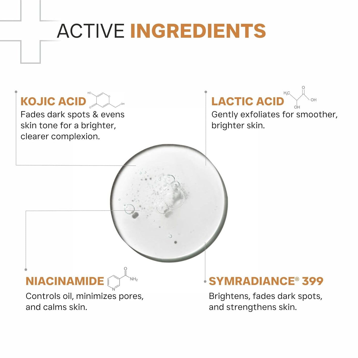 DERMATOUCH Kojic Acid 2% Serum | Best for Hyperpigmentation, Uneven Skin Tone & Dark Spots | For Both Men & Women | 20ml