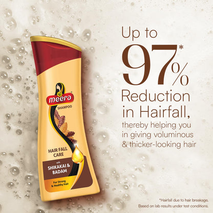 Meera Hairfall Care Shampoo, Brown, Shikakai, 180 Ml