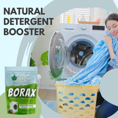 Bliss of Earth Borax Powder For Washing Cloths, Slime Maker, Cleaning & Stain Remover, Ants Killer, 100% Pure Sodium Borate Powder 113GM