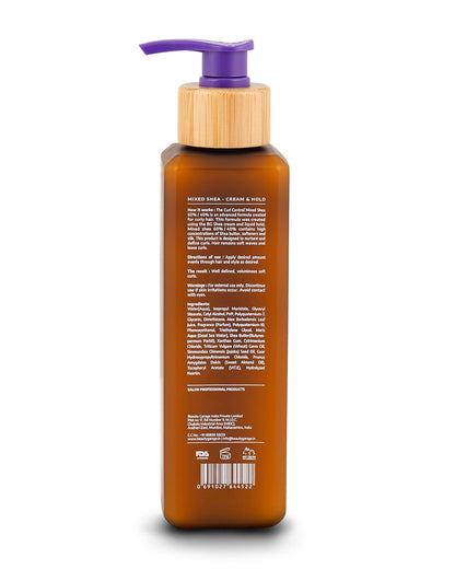 Beauty Garage Shea Retention Curl Control Leave in Moisturizer 60% Cream 40% Hold gel 280ml