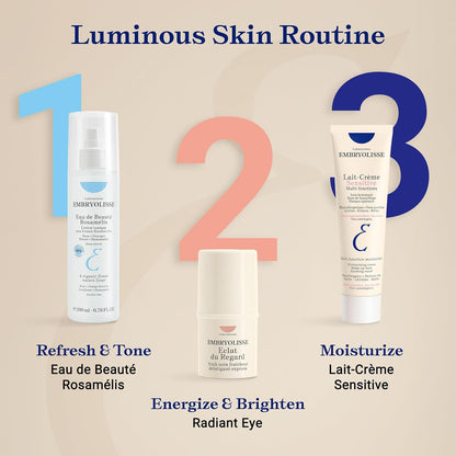 Embryolisse Lait Crème Sensitive Moisturizer. Hypoallergenic Face & Body Cream for All Skin Types With Aloe Vera & Shea Butter. Fragrance-Free & Suitable for Sensitive Skin, 100 ml