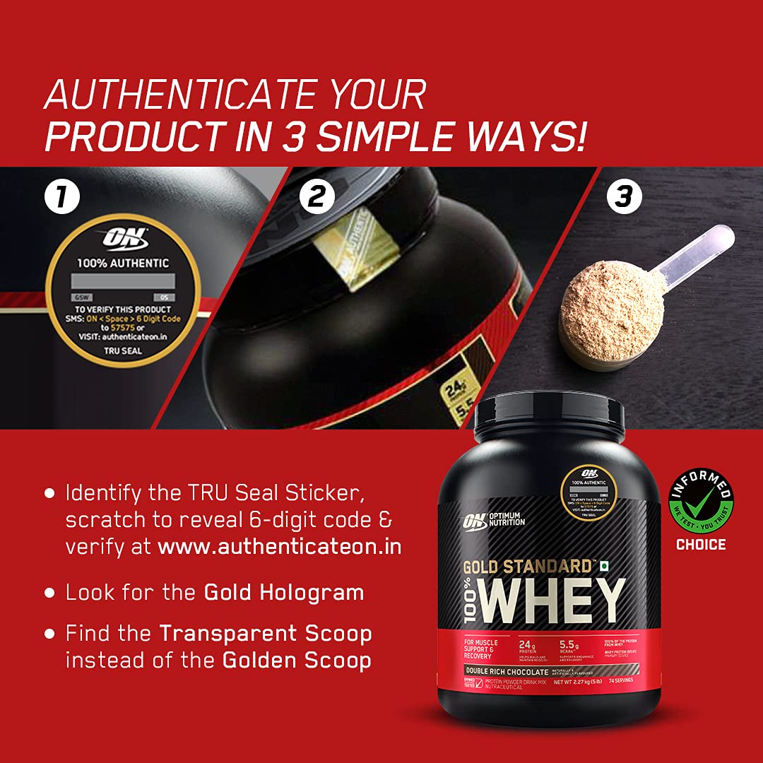 Optimum Nutrition (ON) Gold Standard 100% Whey Protein Powder - 1 lb , Primary Source Isolate