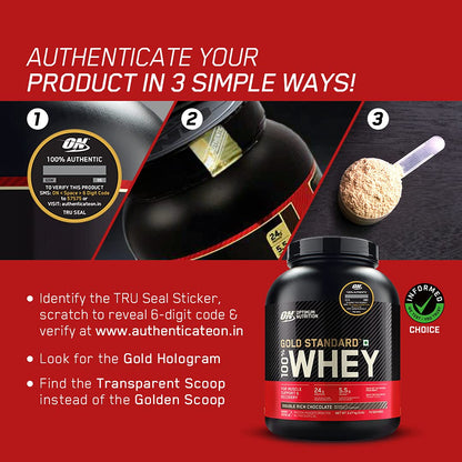 Optimum Nutrition (ON) Gold Standard 100% Whey Protein Powder - 1 lb , Primary Source Isolate