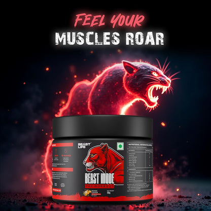 Beastlife Pre-Workout | 105 gm | Orange Flavor | Boosts Pump & Energy | Speeds Up Recovery | 2000 mg Citrulline | 2500 mg Beta-Alanine | 200 mg Caffeine | 500 mg Betaine