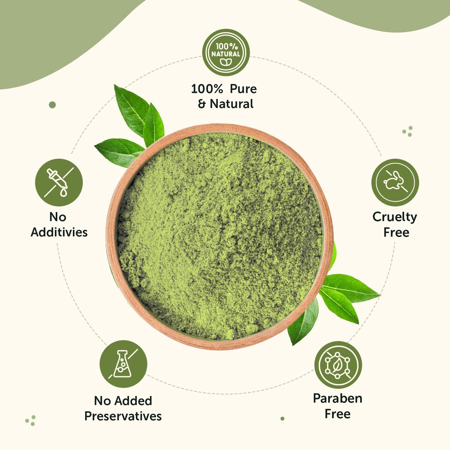 Neuherbs Henna Powder - 100g For Hair Colour | Promotes Hair Growth | 100% Pure & Natural With No Added Preservatives