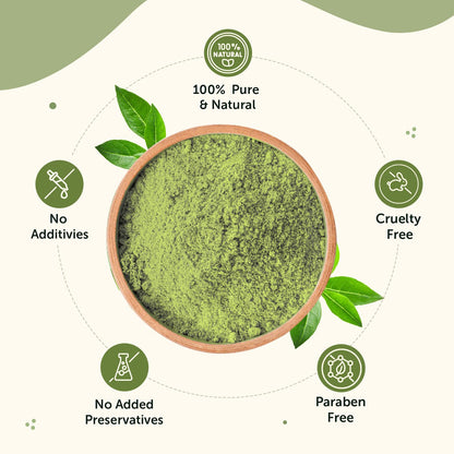 Neuherbs Henna Powder - 100g For Hair Colour | Promotes Hair Growth | 100% Pure & Natural With No Added Preservatives