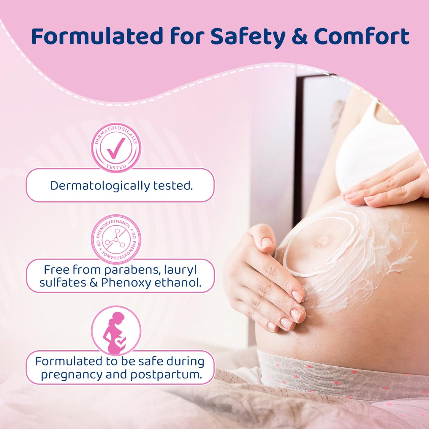 Chicco Mamma Moments Anti-Stretch Marks Cream 75g | Helps Reduce Stretch Marks | Improve Skin Firmness | No Phenoxyethanol | Dermatologically Tested