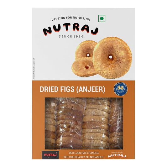 Nutraj Afghani Anjeer Dried 500g Pack | Figs | Dry Fruits | Nuts | Grocery Items