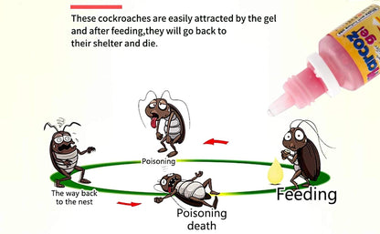 Marcoz Gel Ultimate Cockroach Killer (Set of 20G ) "Guaranteed Effect" Powerful - Pink